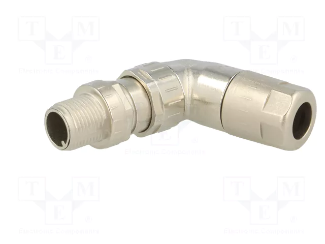 HARTING Conector M12 Slim macho de 8 pines angulado 90°