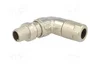 HARTING Conector M12 Slim macho de 8 pines angulado 90°