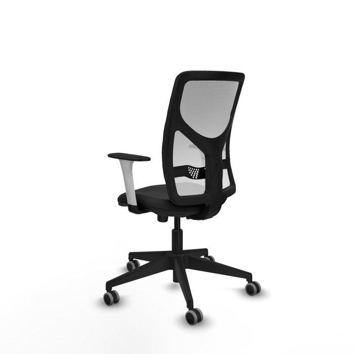 PIQUERAS Y CRESPO Silla de oficina Motilla con mecanismo Sincro, Negro y Blanco PIQUERAS Y CRESPO Silla de oficina Motilla con mecanismo Sincro, Negro y Blanco