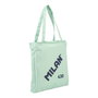 Milan Bolso Shopper Verde Tejido Ripstop Gigante - 403 Since 1918 - Capacidad 7,5L (38x36x6,5 cm)