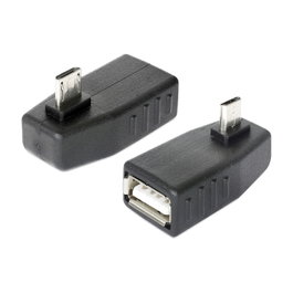 DeLOCK Adaptador micro USB-B Macho a USB 2.0-A Hembra OTG 90°