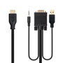 Nanocable Conversor VGA Macho a HDMI Macho con Audio y USB de 1,8m