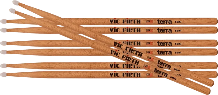 Vic Firth Baquetas American Classic 5Bn Nylon (Pack 4) Terra Nogal Americano