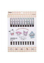 Sanrio Set 10 Palillos 21 cm Sanrio