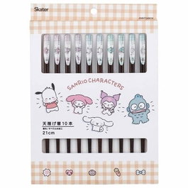 Sanrio Pck de 10 Palillos Characters