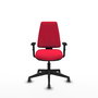 PIQUERAS Y CRESPO Silla de oficina Elche color Rojo con mecanismo Asincro