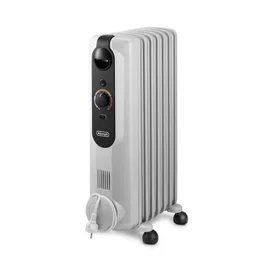 Delonghi DEL8004399021501 Radiador de Aceite 1500 W Móvil Hasta 45 m² con Función Antihielo Gris