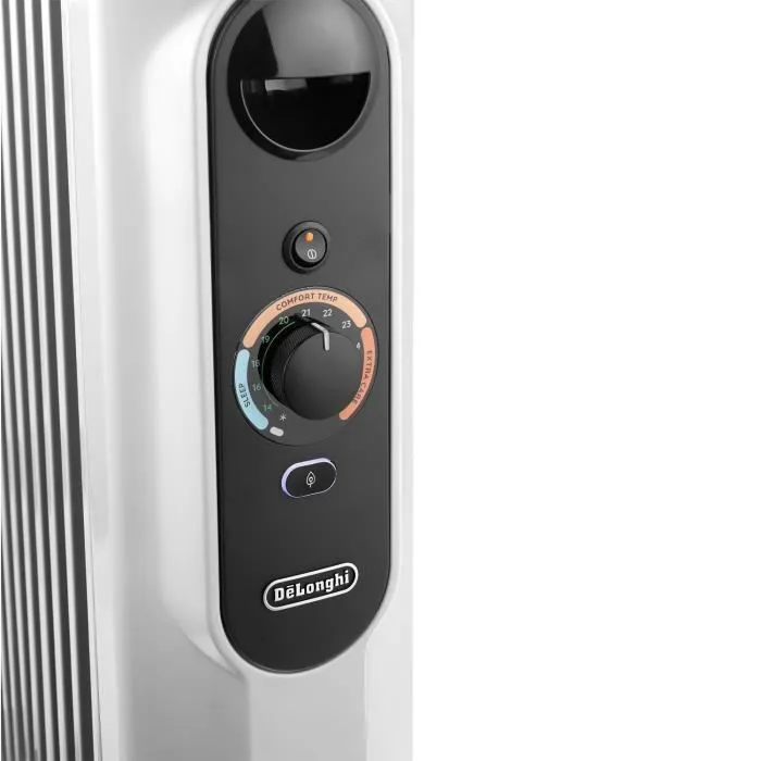 Delonghi DEL8004399021501 Radiador de Aceite 1500 W Móvil Hasta 45 m² con Función Antihielo Gris Delonghi DEL8004399021501 Radiador de Aceite 1500 W Móvil Hasta 45 m² con Función Antihielo Gris