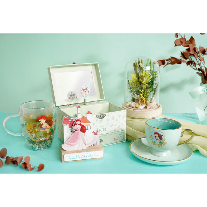 WIDDOP & CO Flor Campana Ariel Princesas Disney con Luz de Neón