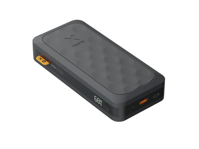 Xtorm Power Bank Fuel Series 5 FS-5271 27000mAh Negro - Carga Rápida PD 67W, 2x USB-C, 1x USB-A, Pantalla LCD, para Portátil y Smartphone