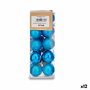 Set de Bolas de Navidad Krist+ Azul Plástico Ø 3 cm (12 Unidades)