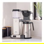 Moccamaster KBGT 741 Cafetera de Filtro Automática, 10 Tazas 1.25 L 1450 W Off-White Negro Plata Blanco, Incluye Filtro, Certificación SCA