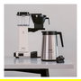 Moccamaster KBGT 741 Cafetera de Filtro Automática, 10 Tazas 1.25 L 1450 W Off-White Negro Plata Blanco, Incluye Filtro, Certificación SCA