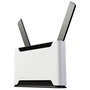 MikroTik Chateau LTE18 ax Router de Sobremesa, Wi-Fi 6E, 4G LTE, Ethernet Gigabit, Doble Banda (2.4 GHz / 5 GHz), Blanco - S53UG+5HaxD2HaxD-TC&EG18-EA