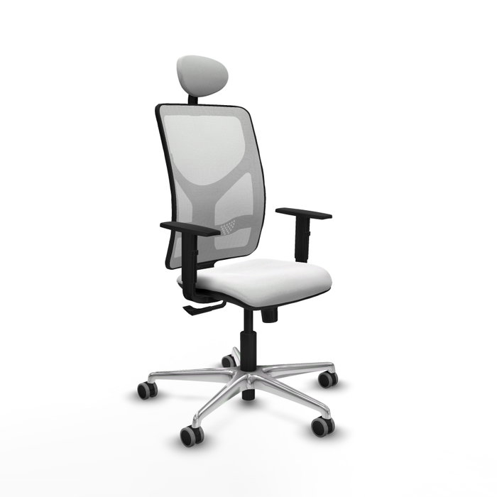 PIQUERAS Y CRESPO Silla de oficina Motilla con mecanismo Sincro en Blanco PIQUERAS Y CRESPO Silla de oficina Motilla con mecanismo Sincro en Blanco