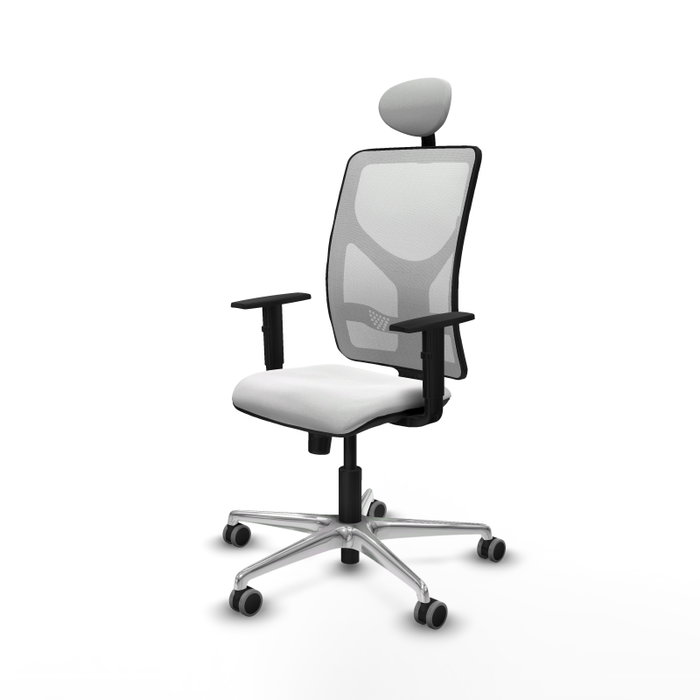 PIQUERAS Y CRESPO Silla de oficina Motilla con mecanismo Sincro en Blanco PIQUERAS Y CRESPO Silla de oficina Motilla con mecanismo Sincro en Blanco