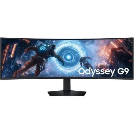 Samsung Odyssey G9 G91F S49FG910EU Monitor Gaming Curvo 49" Dual QHD 5120x1440, 144Hz, 1ms, VESA HDR600, FreeSync Premium Pro, 1000R, Altura Ajustable, Negro Samsung Odyssey G9 G91F S49FG910EU Monitor Gaming Curvo 49" Dual QHD 5120x1440, 144Hz, 1ms, VESA HDR600, FreeSync Premium Pro, 1000R, Altura Ajustable, Negro