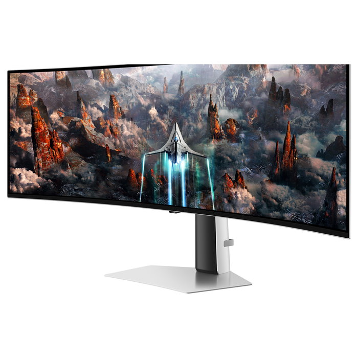 Samsung Odyssey G9 S49CG934SU 124cm/49" 5120x1440 Dual QHD OLED 240Hz Curvo DisplayHDR400 0,03ms DP MicroHDMI HDMI Altavoces Plata Samsung Odyssey G9 S49CG934SU 124cm/49" 5120x1440 Dual QHD OLED 240Hz Curvo DisplayHDR400 0,03ms DP MicroHDMI HDMI Altavoces Plata