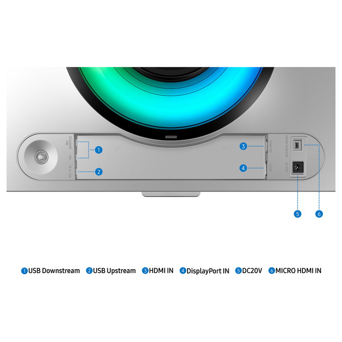 Samsung Odyssey G9 S49CG934SU 124cm/49" 5120x1440 Dual QHD OLED 240Hz Curvo DisplayHDR400 0,03ms DP MicroHDMI HDMI Altavoces Plata Samsung Odyssey G9 S49CG934SU 124cm/49" 5120x1440 Dual QHD OLED 240Hz Curvo DisplayHDR400 0,03ms DP MicroHDMI HDMI Altavoces Plata