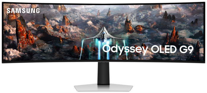 Samsung Odyssey OLED G9 S49CG934SU G93SC Series 49 Pulgadas Dual QHD 240Hz Plata Samsung Odyssey OLED G9 S49CG934SU G93SC Series 49 Pulgadas Dual QHD 240Hz Plata