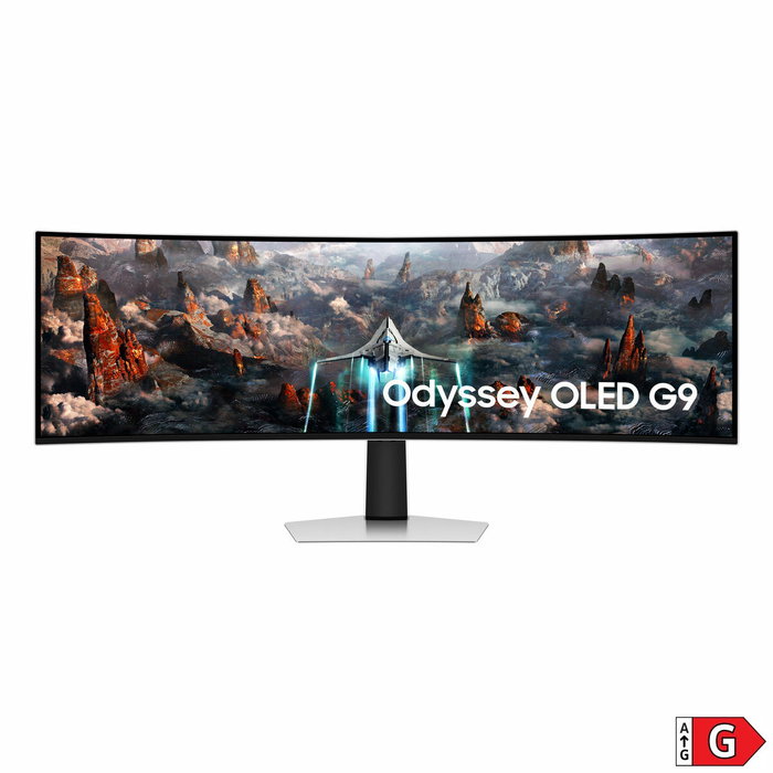 Samsung Odyssey OLED G9 S49CG934SU G93SC Series 49 Pulgadas Dual QHD 240Hz Plata