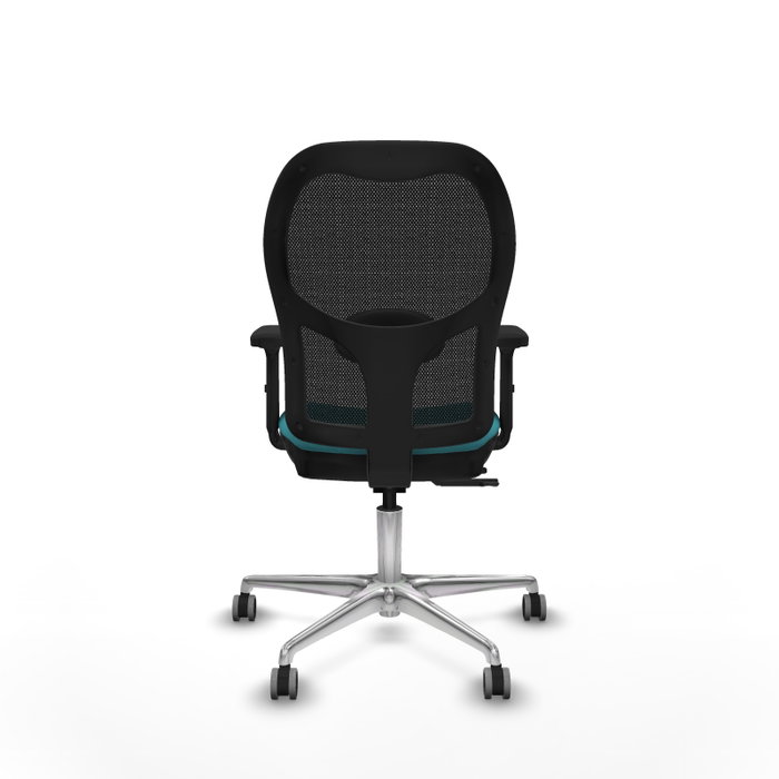 PIQUERAS Y CRESPO Silla de oficina Jorquera con mecanismo Sincro/Traslack, Turquesa y Negro PIQUERAS Y CRESPO Silla de oficina Jorquera con mecanismo Sincro/Traslack, Turquesa y Negro