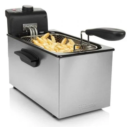 Tristar FR-6946 Freidora de Aceite 3L 2000W con Zona Fría y Piezas Lavables en Lavavajillas