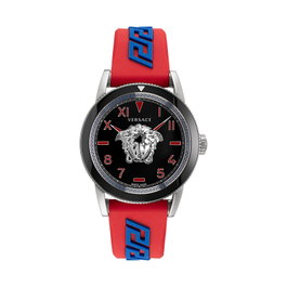 Versace VE2V00622 con correa roja de silicona