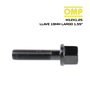 OMP Speed Juego de 4 Tornillos M12x1.25 Plano Largo 40mm Negro