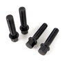 OMP Speed Juego de 4 Tornillos M12x1.25 Plano Largo 40mm Negro