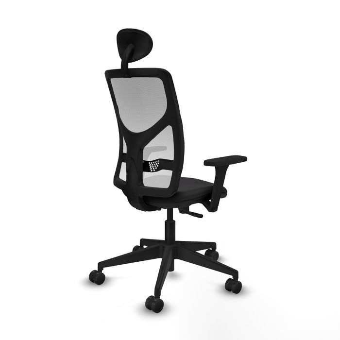 PIQUERAS Y CRESPO Silla de oficina Motilla con mecanismo Sincro, Negro y Blanco PIQUERAS Y CRESPO Silla de oficina Motilla con mecanismo Sincro, Negro y Blanco