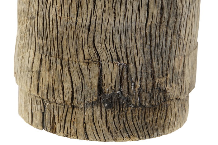 DKD Home Decor Portavela Item Home Natural 10 x 30 x 10 cm (2 Unidades) Teca