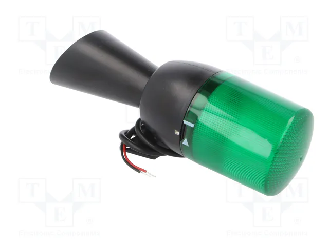 EMAS Señalizador Luminoso y Sonoro LED Verde 48-240V