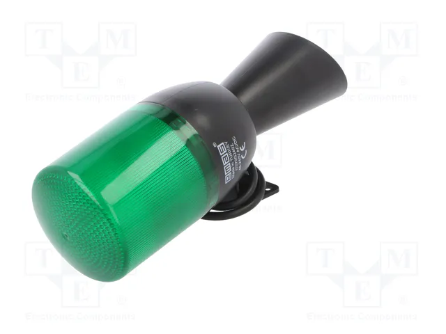 EMAS Señalizador Luminoso y Sonoro LED Verde 48-240V