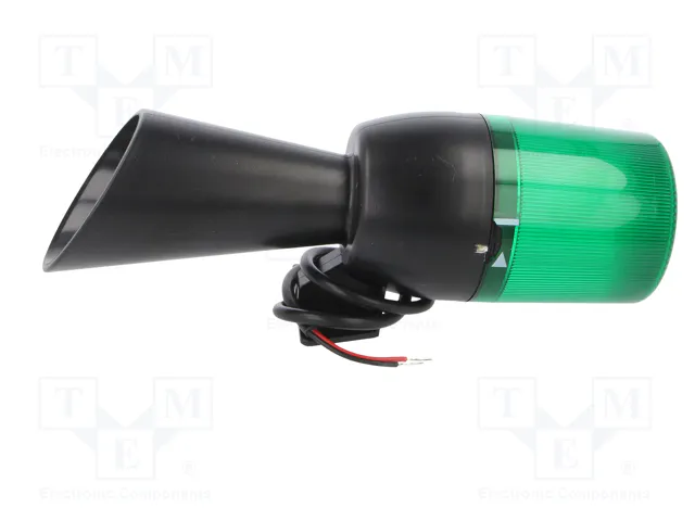 EMAS Señalizador Luminoso y Sonoro LED Verde 48-240V