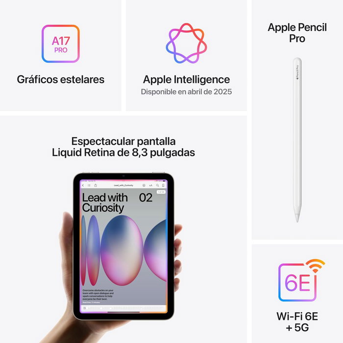 Apple iPad mini 7.ª gen 512 GB Púrpura