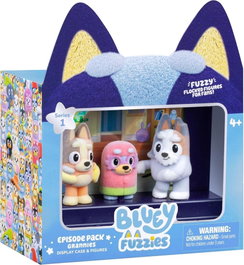Bluey Fuzzies Pack de Episodio Expositor (12)