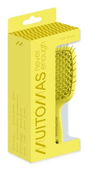 Muitomas Cepillo para el Cabello Amarillo