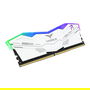 TeamGroup T-Force Delta RGB DDR5 RAM 32GB (2x16GB) Kit 6000MHz CL30 DIMM - Intel XMP 3.0 AMD EXPO, Blanco