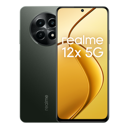 Realme 12x 5G Smartphone 16.9cm (6.67") 6GB RAM 128GB Almacenamiento Negro Conectividad 5G Pantalla 120Hz Carga 15W Batería 5000mAh Android 14