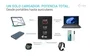 I-tec Cargador Inteligente 100 W Multiport con Pantalla LCD Negro