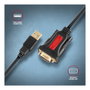 Axagon ADS-1PSN Cable adaptador RS-232 COM Port a USB 2.0 - PL2303GT