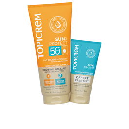 Topicrem SUN PROTECT SPF50+ 200 ML + AFTER SUN 50 ML PACK 2 pz Protector Solar
