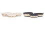DKD Home Decor Set de 3 Cestas de Fibra de Maíz y Algodón 45x25x16 cm