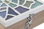DKD Home Decor Caja MDF Guell Blanco 24x24x10 cm