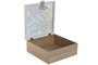DKD Home Decor Caja MDF Guell Blanco 24x24x10 cm