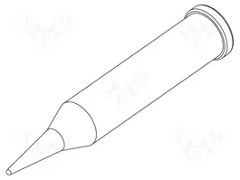 ERSA Punta de soldadura tipo cono prolongado de 0,6mm
