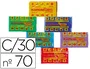 Jovi Plastilina 70S Pastillas de 50 g Colores Surtidos Caja de 30 Unidades