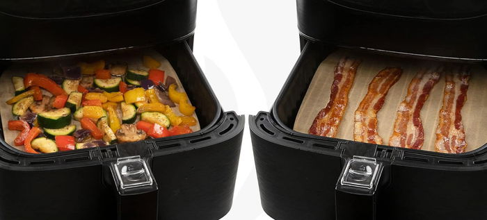 Inde Set 40 Papel Airfryer Cuadrado 23 cm (24 Unidades)