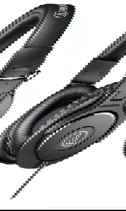 Audio-Technica ATH-M30X Auriculares Diadema Circumaurales Profesionales Alámbricos para Música, Color Negro Audio-Technica ATH-M30X Auriculares Diadema Circumaurales Profesionales Alámbricos para Música, Color Negro